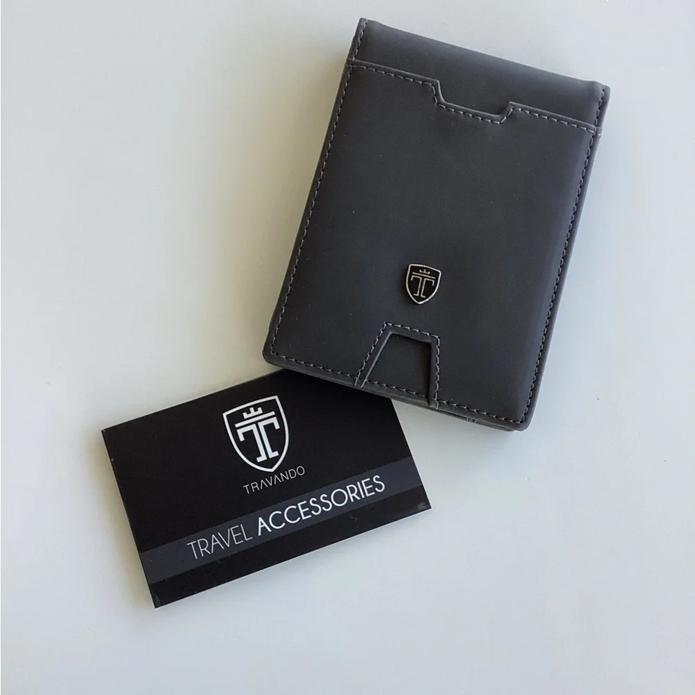 Travando Men’s Slim Wallet - Picture 3 of 6